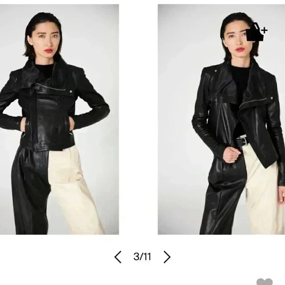 VEDA
Women's Max Classic Smooth Jacket Black Plain Pattern - Picture 11 of 14